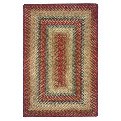 Graceland Multi Color Jute Braided Rectangular Rugs