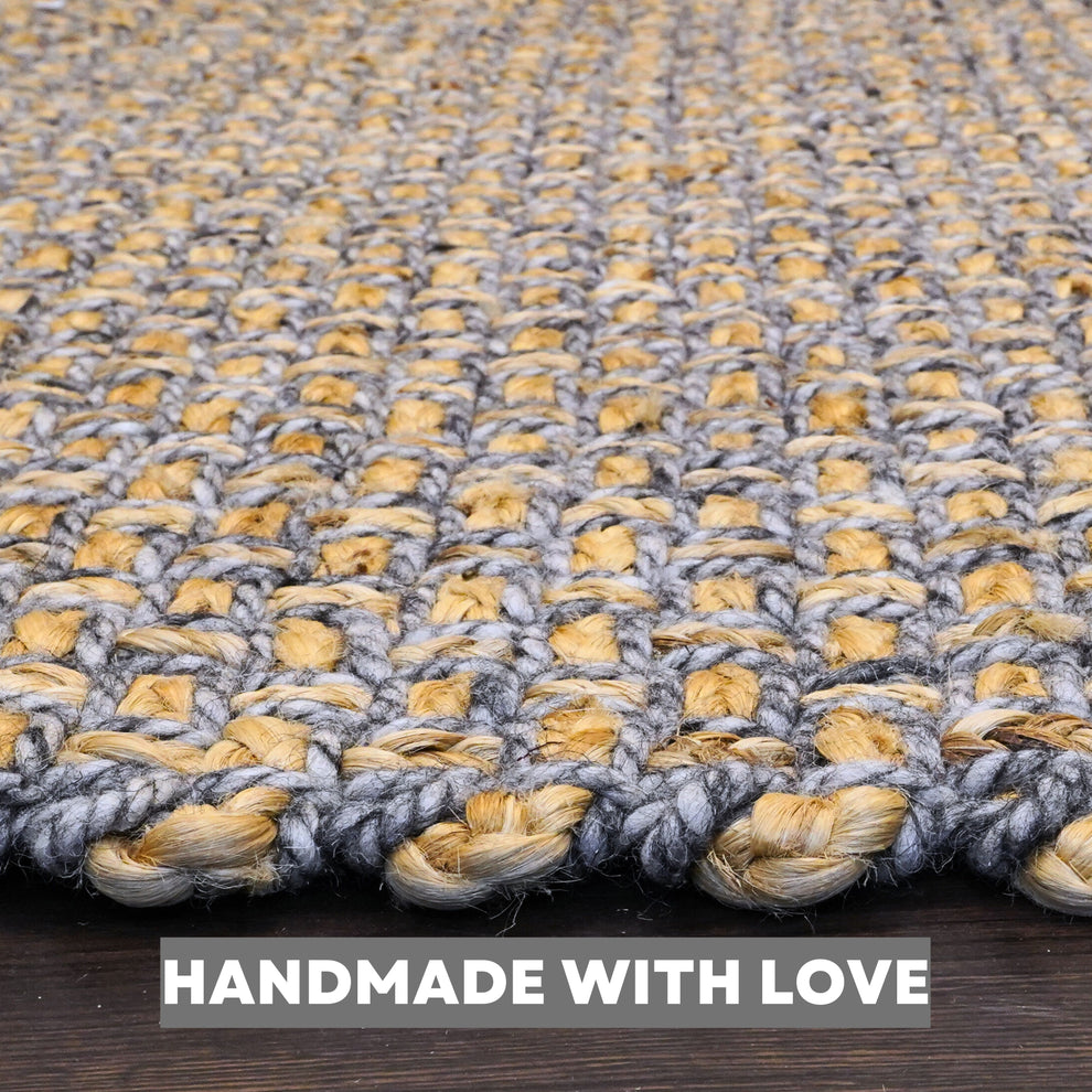 River Rock Farmhouse Rectangular Braided Rug – Braided-Rugs.com
