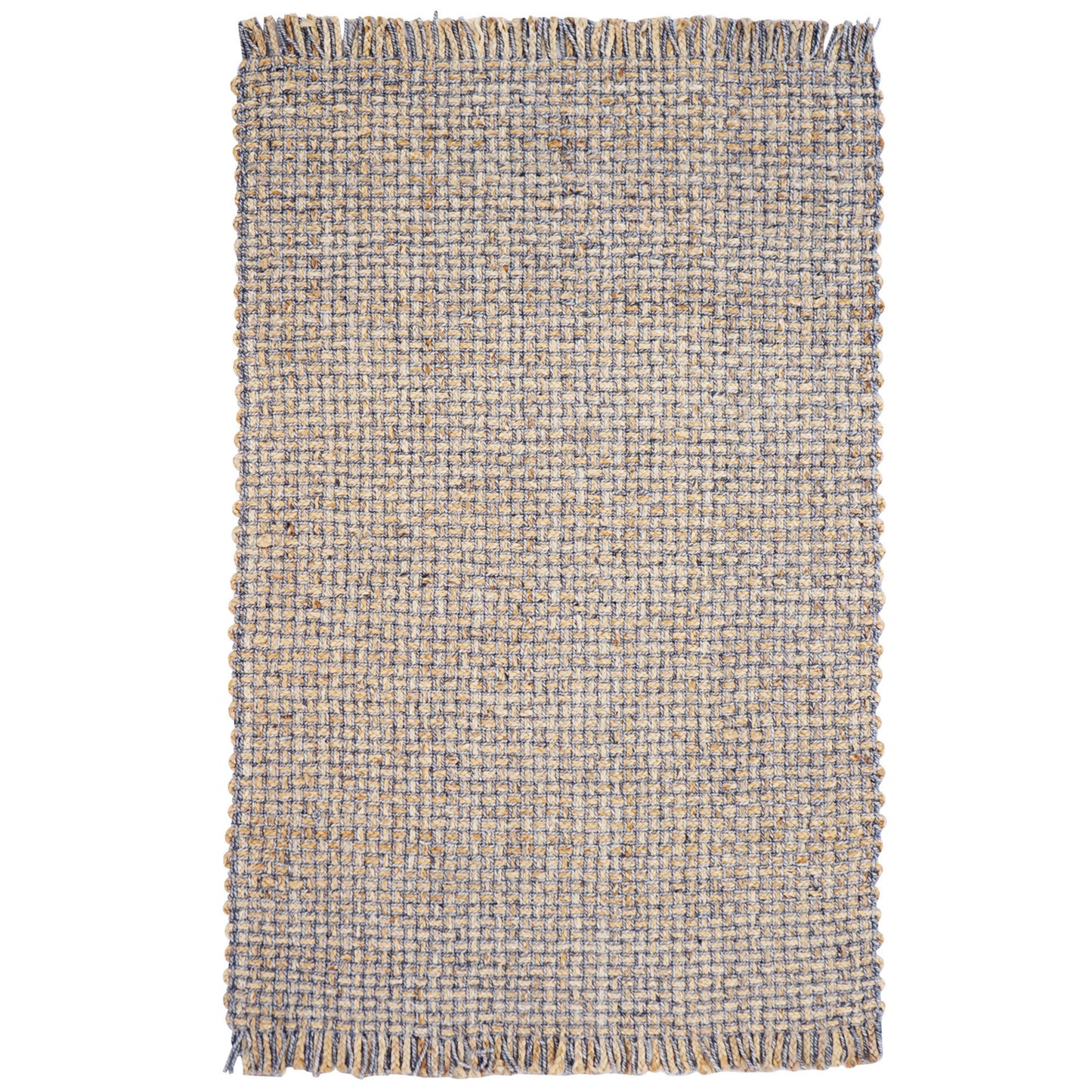 River Rock Farmhouse Rectangular Braided Rug