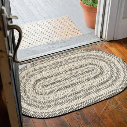 Birch Ivory Braided Jute Rugs for Country & Farmhouse Decor