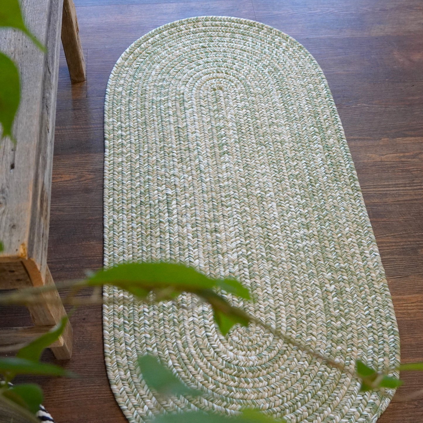 Mystic Woven Tweed Palm Bay Modern Farmhouse Oval Runner