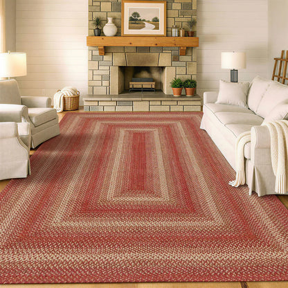 Apple Pie Jute Braided Rug 
