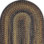 black braided rugs