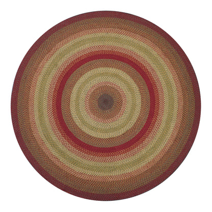 Cider Barn Red Jute Round Braided Rugs