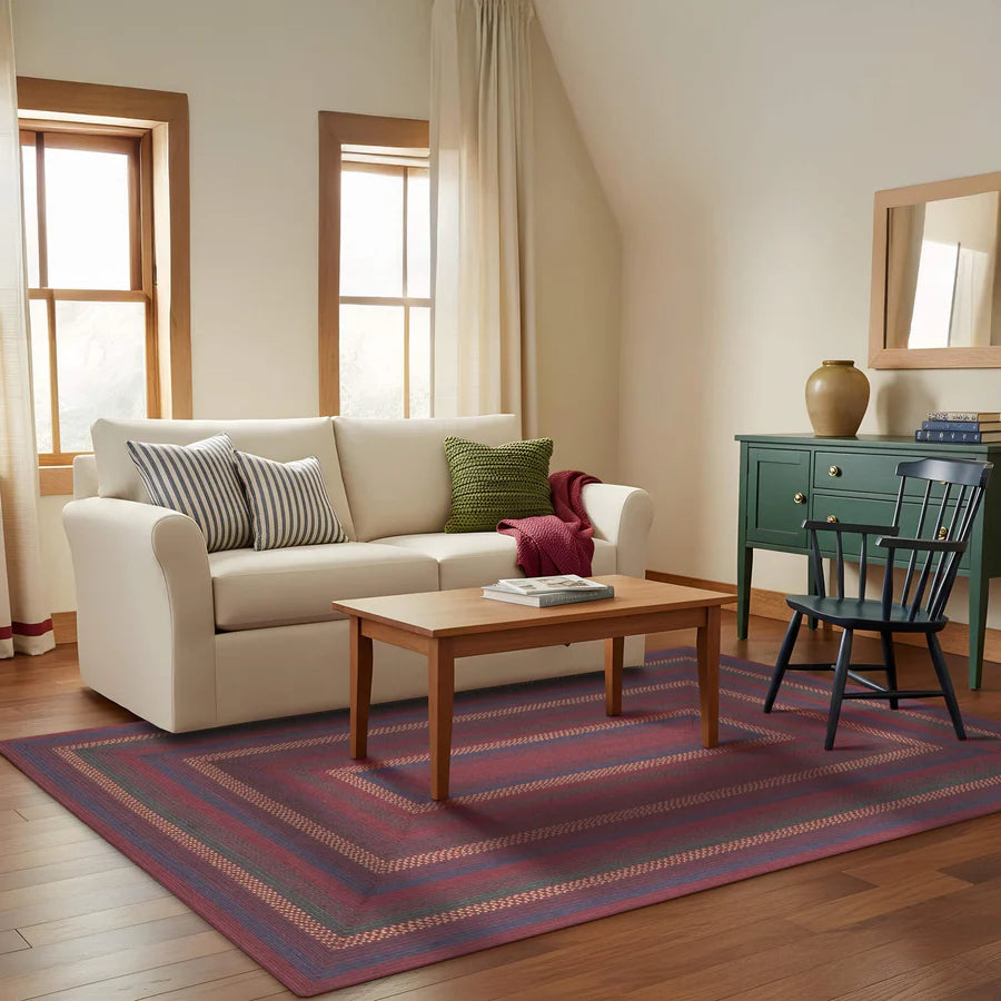 Jamestown Burgundy Jute Braided Rug – Braided-Rugs.com