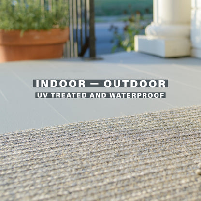 Slate Outdoor Braided Rectangular Rugs