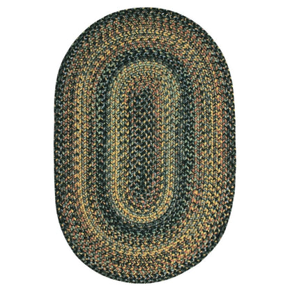 Black Forest Outdoor Braided Oval Rugs - Braided-Rugs.com