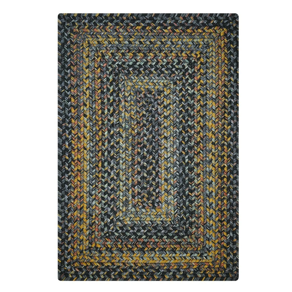 Black Forest Outdoor Braided Rectangular Rugs - Braided-Rugs.com