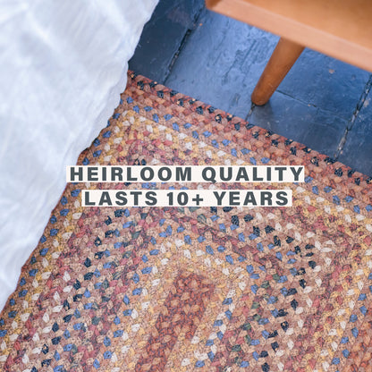Biscotti Brown Cotton Oval Braided Rugs