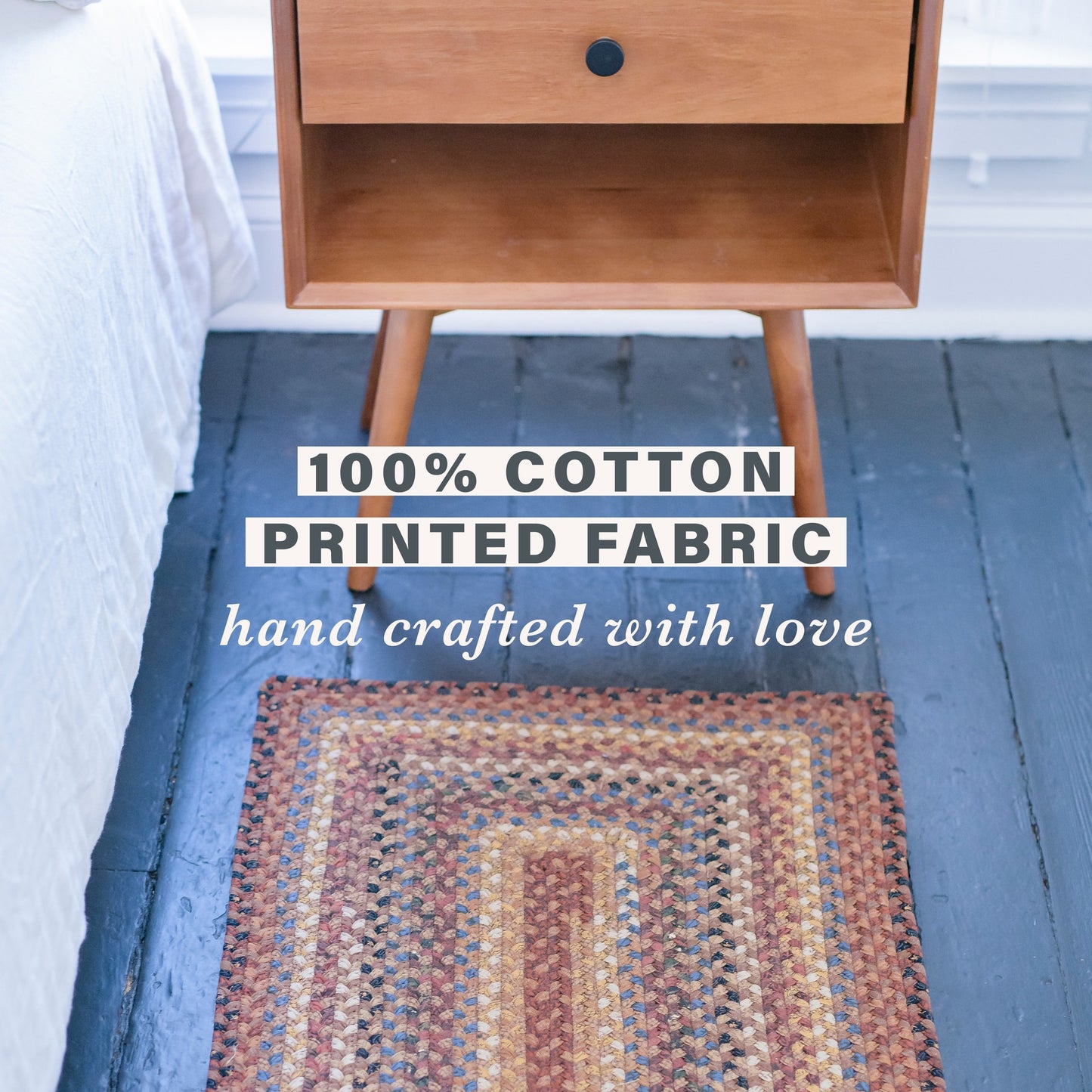 Biscotti Brown Cotton Oval Braided Rugs