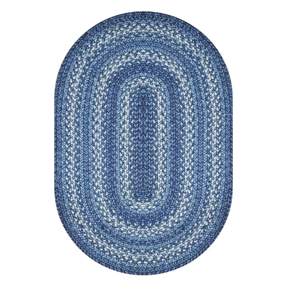 Blue Braided Rugs Navy, Kitchen, Living Room, Bedroom Shop Stunning
