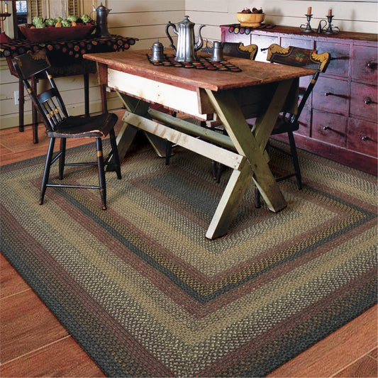 Home Spice Homespice Decor 4' x 6' ManChester Jute Braided Rug
