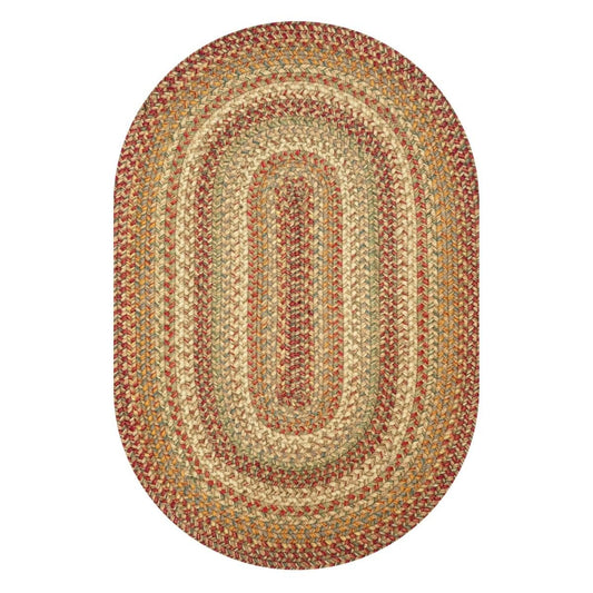 Cocoa Bean Brown and Black Cotton Braided Oval Rugs –