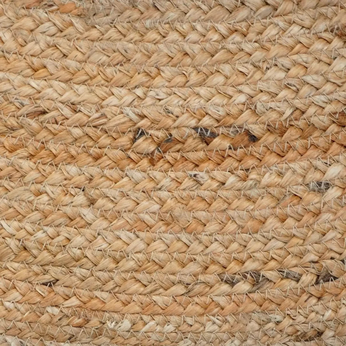Natural Jute Tan Round Braided Rug