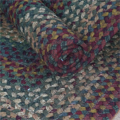 Neverland Multi Color Cotton Braided Rectangular Rugs