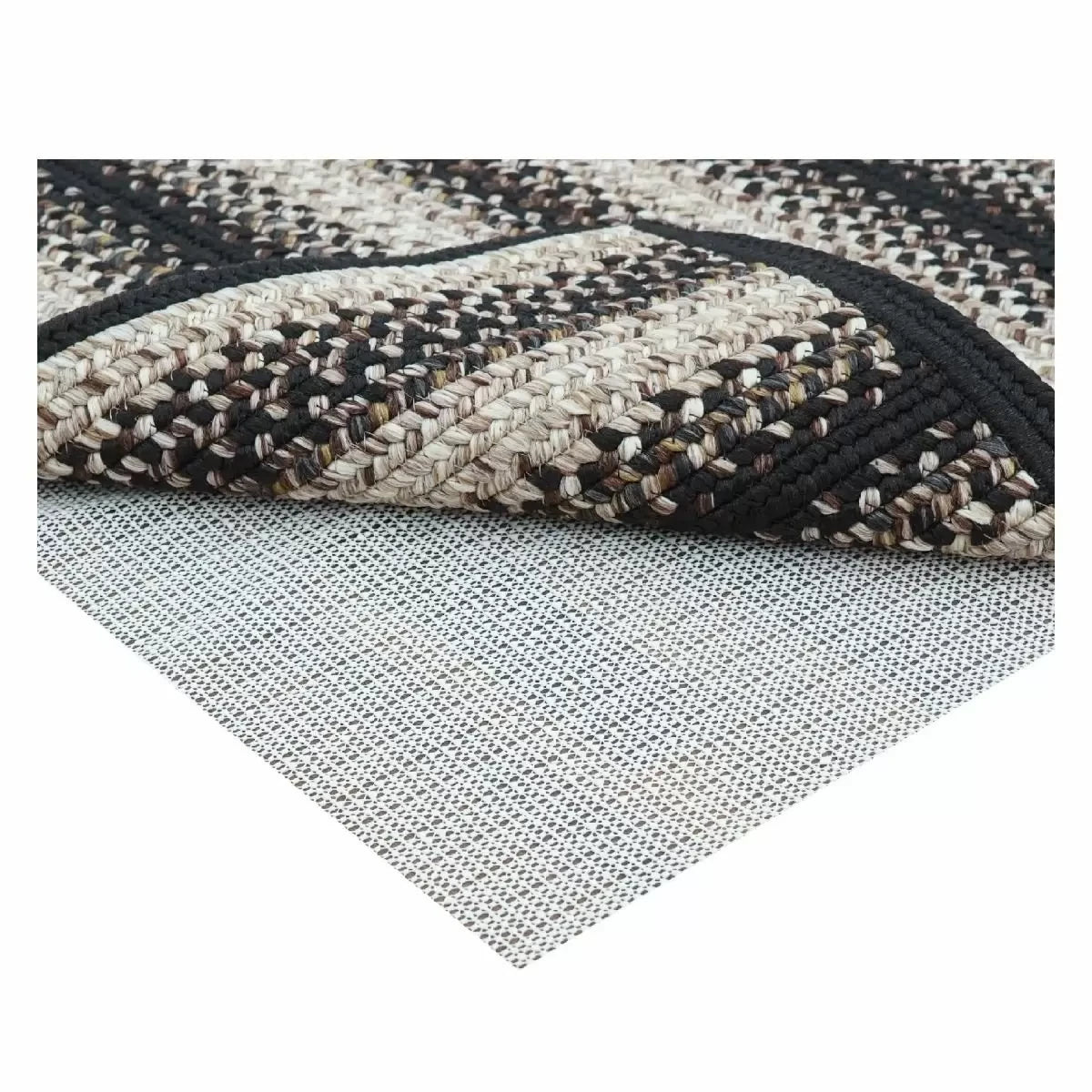 Homespice Serenity Rectangle Ultra Durable Rug With Rug Pad