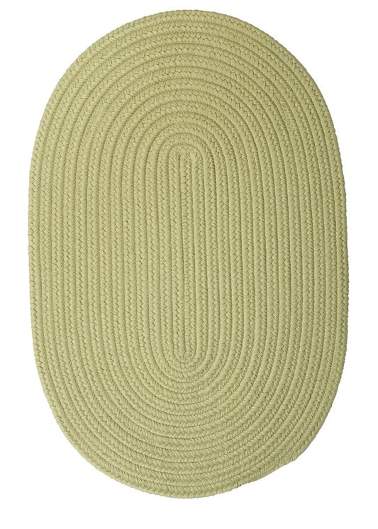 Boca Raton Celery Outdoor Braided Oval Rugs