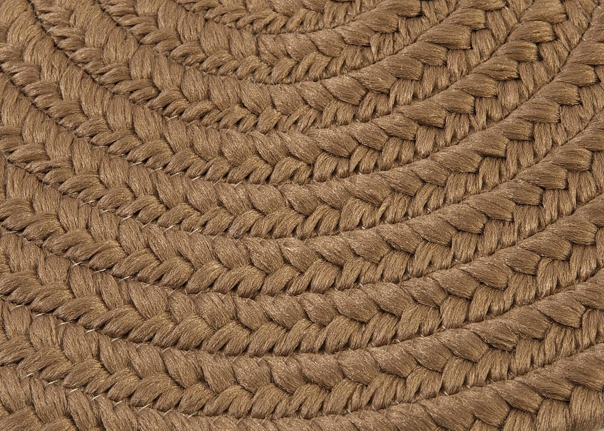 Boca Raton Cashew Outdoor Braided Oval Rugs