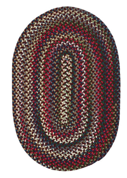 Chestnut Knoll Amber Rose Outdoor Braided Oval Rugs