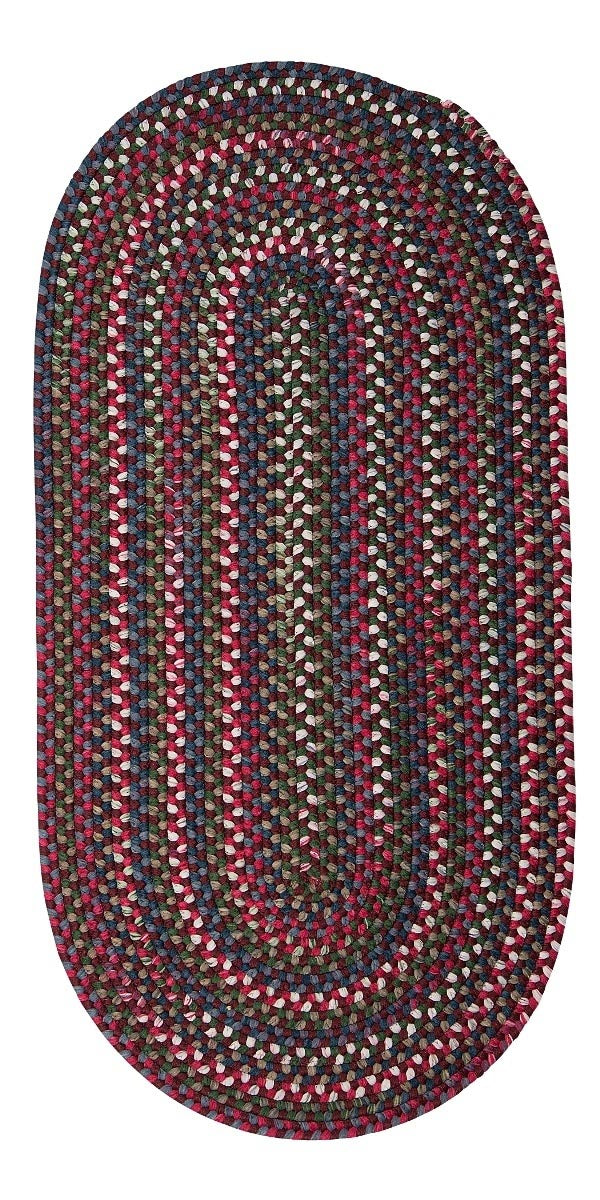 Chestnut Knoll Amber Rose Outdoor Braided Oval Rugs