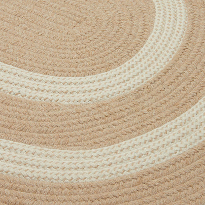 Graywood Natural Outdoor Braided Oval Rugs