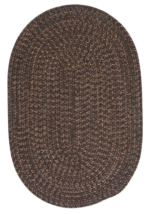 Hayward Bark Outdoor Braided Oval Rugs