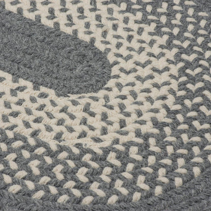 Jackson Gray Outdoor Braided Oval Rugs
