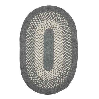 Jackson Gray Outdoor Braided Oval Rugs