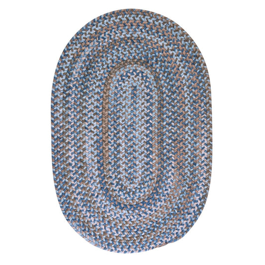 Oak Harbour Laguna Wool Braided Oval Rugs