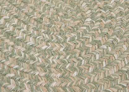 Tremont Palm Outdoor Braided Oval Rugs