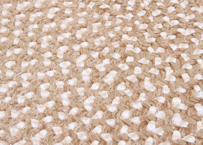 Confetti Natural Outdoor Braided Oval Rugs