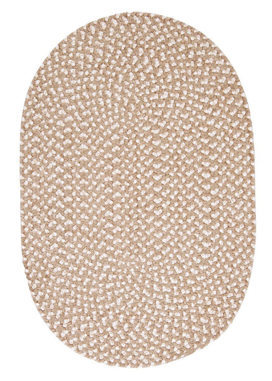 Confetti Natural Outdoor Braided Oval Rugs