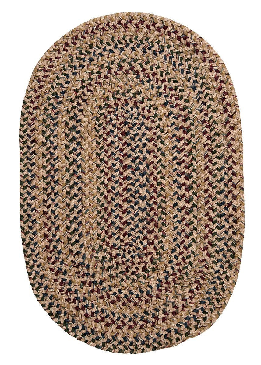 Twilight Oatmeal Outdoor Braided Oval Rugs