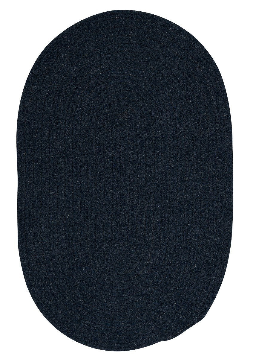 Bristol Blue Moon Outdoor Braided Oval Rugs