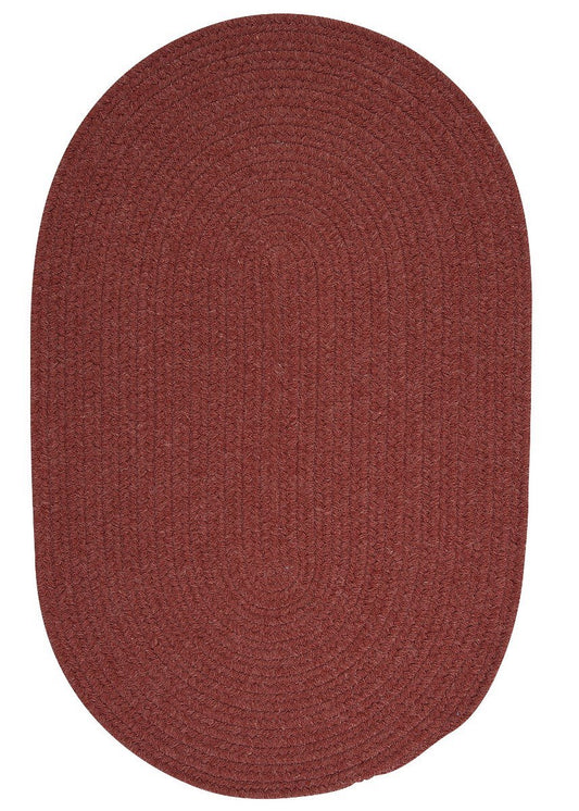 Bristol Rosewood Outdoor Braided Oval Rugs