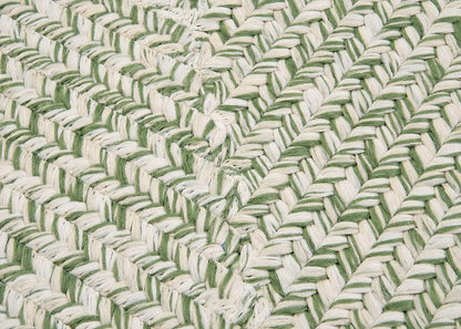 Catalina Greenery Outdoor Braided Rectangular Rugs
