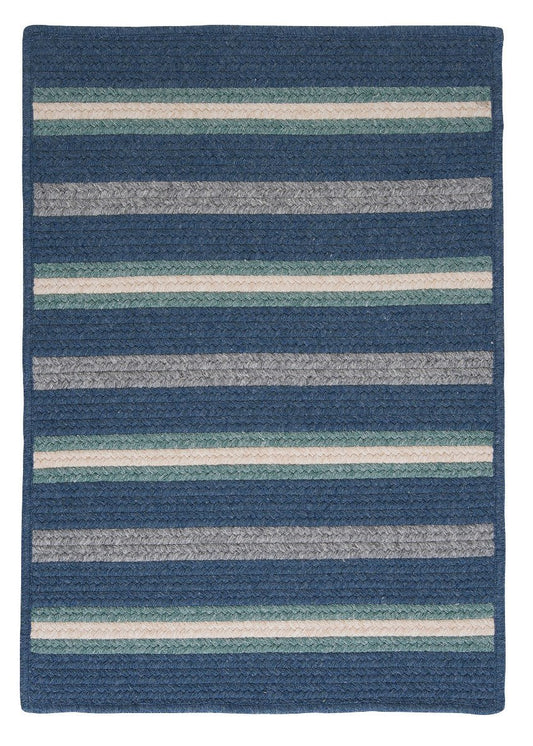 Salisbury Denim Outdoor Braided Rectangular Rugs