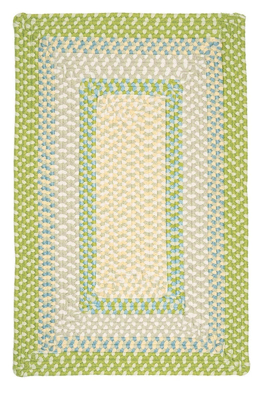 Montego Lime Twist Outdoor Braided Rectangular Rugs