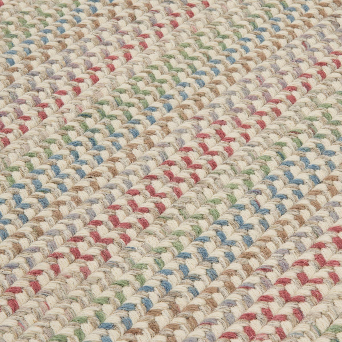 Chapman Wool Spring Mix Wool Braided Rectangular Rugs