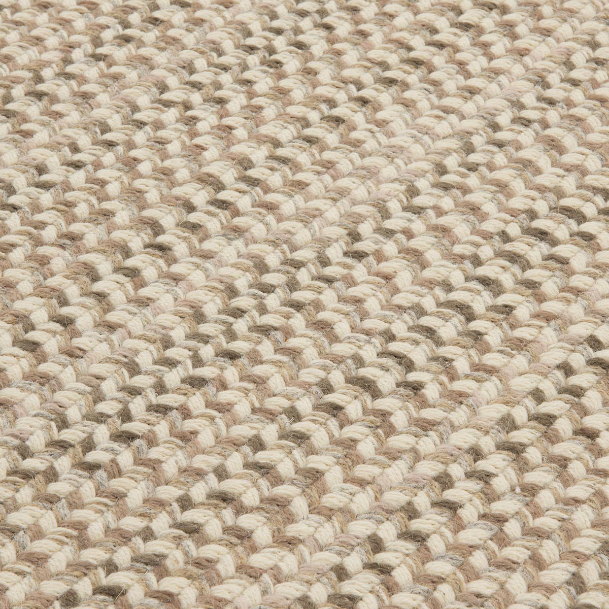 Chapman Wool Natural Wool Braided Rectangular Rugs