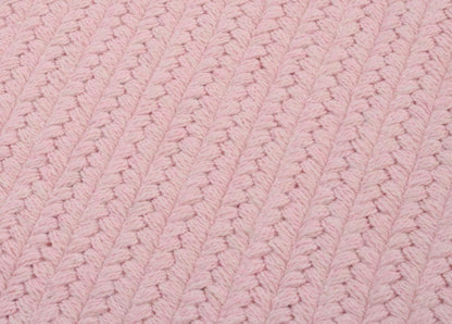 Westminster Blush Pink Outdoor Braided Rectangular Rugs