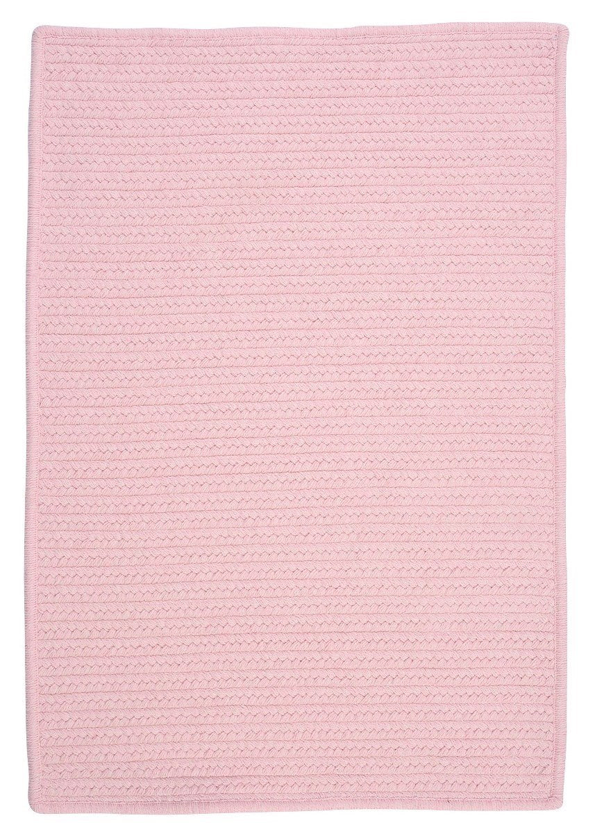 Westminster Blush Pink Outdoor Braided Rectangular Rugs