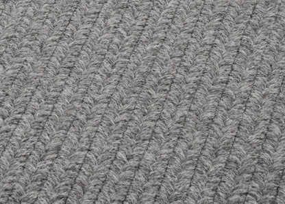 Westminster Light Gray Outdoor Braided Rectangular Rugs