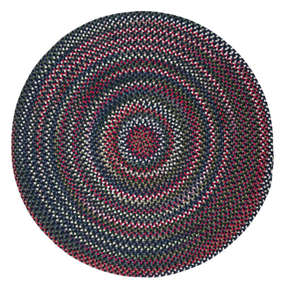 Chestnut Knoll Baltic Blue Outdoor Braided Round Rugs