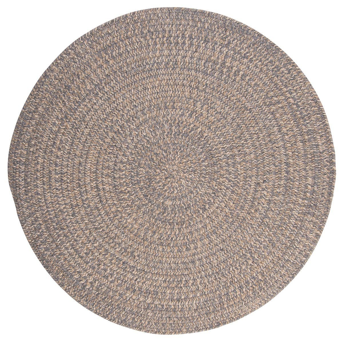 Tremont Gray Outdoor Braided Round Rugs