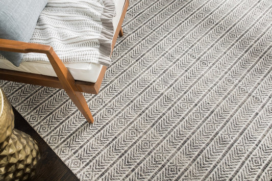 Ash Rectangular Cotton Braided Rug