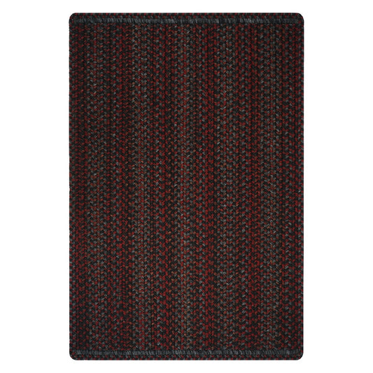 Homespice Cabernet Rectangle Ultra Durable Rug With Rug Pad