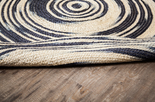 Hurricane Round Jute Braided Rug