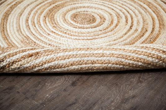 Novato Round Jute Braided Rug