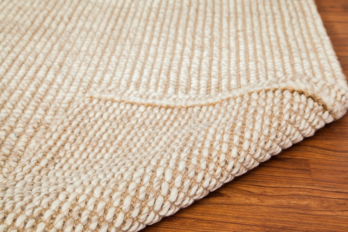 Zatar Rectangular Wool Braided Rug